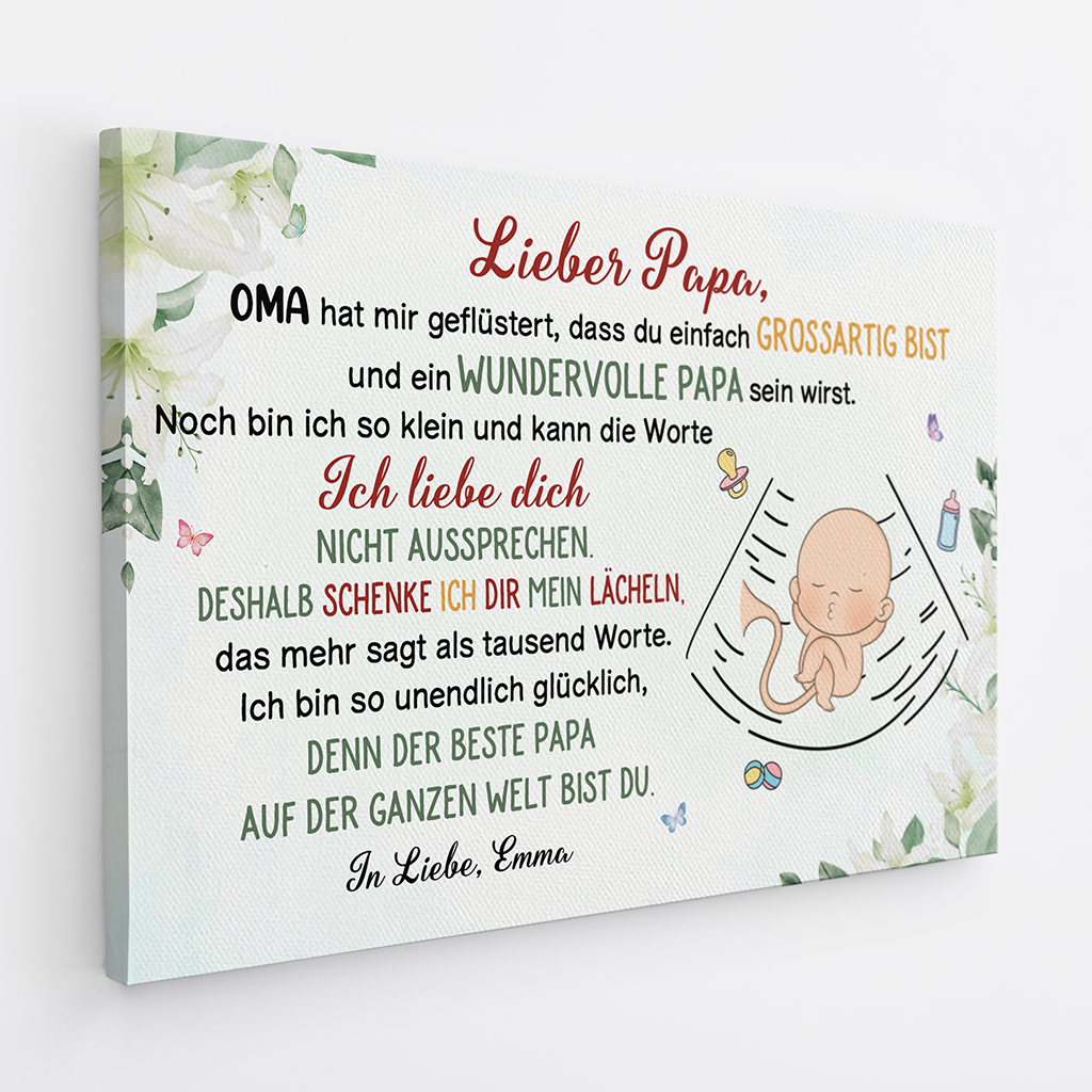 4226CGE2 liebe mama personalisierte leinwand fur frischgebackene mama 4226C8N8A