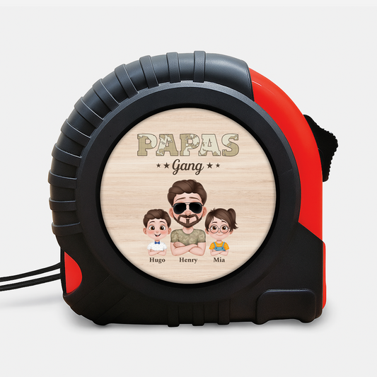 4231OGE1 papas gang armeemuster massband personalisiert papa 4231O