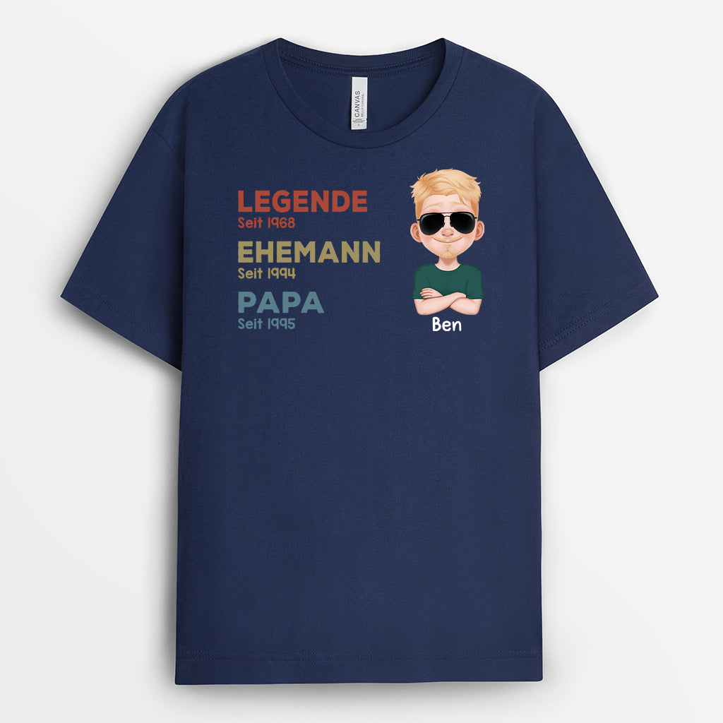 4235AGE2 die legende von oma t shirt oma mama personalisiert 4235A5L5A