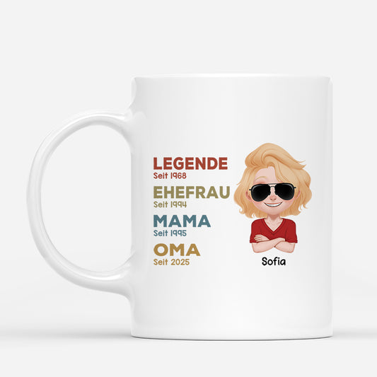4235MGE1 die legende von oma tasse oma mama personalisiert 4235M5L5A