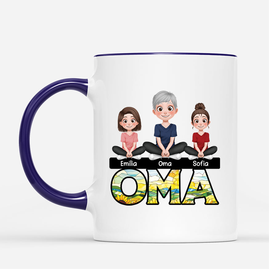 4254MGE2 mama und kinder cartoon personalisierte tasse mama_ 4254M8M0A