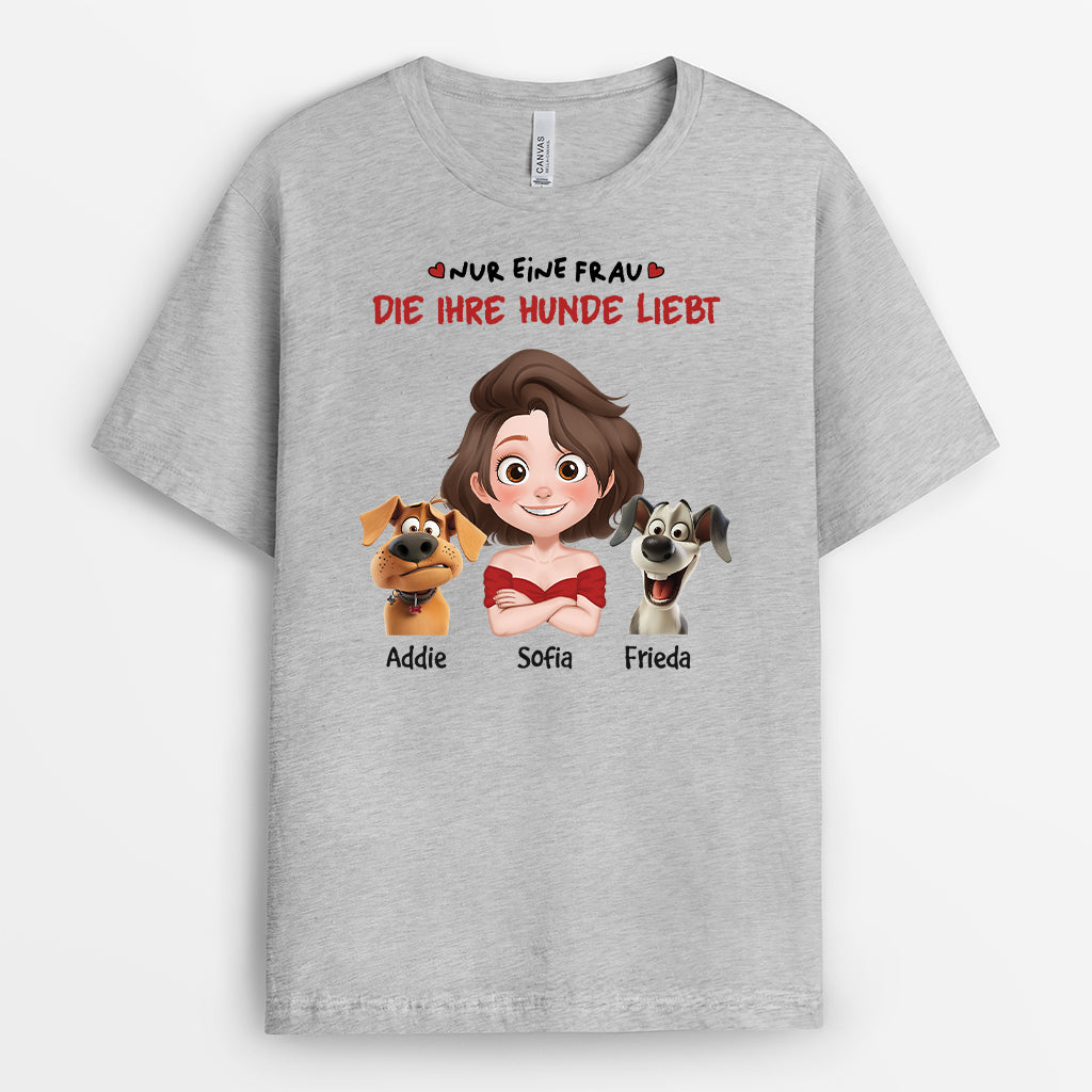 4255AGE2 einfach ein junge der seine hunde liebt personalisierte hunde t shirts 4255A8K0C