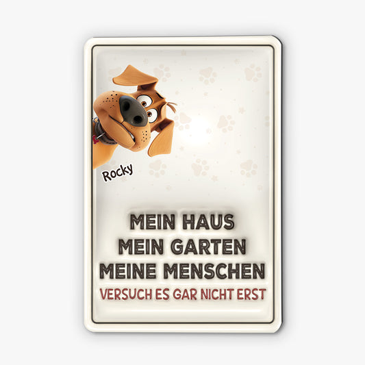 4257EGE2 unser haus turschild hund personalisiert_ cartoon 4257E8L5C
