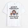 4263AGE1 meine einzigen chefs sind jetzt meine hunde personalisierte hunde t shirts 4263ATK0C