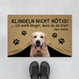 4291DGE1 klingeln nicht notig fussmatte hunde personalisiert_ bg entfernen lustig 4291D8Q3C