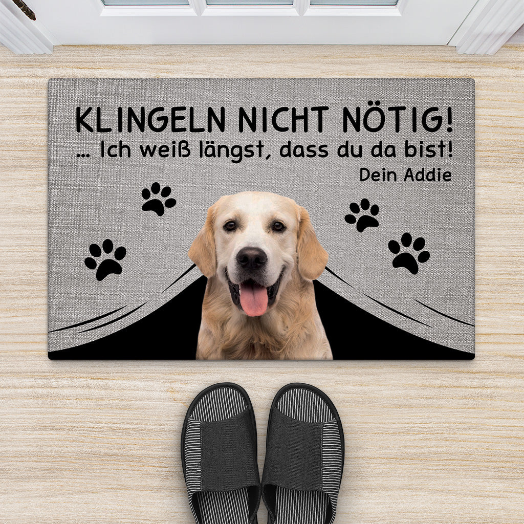 4291DGE2 klingeln nicht notig fussmatte hunde personalisiert_ bg entfernen lustig 4291D8Q3C