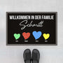 4317DGE1 herzlich willkommen in der familie personalisierte fussmatte familie_ 4317DTM5I