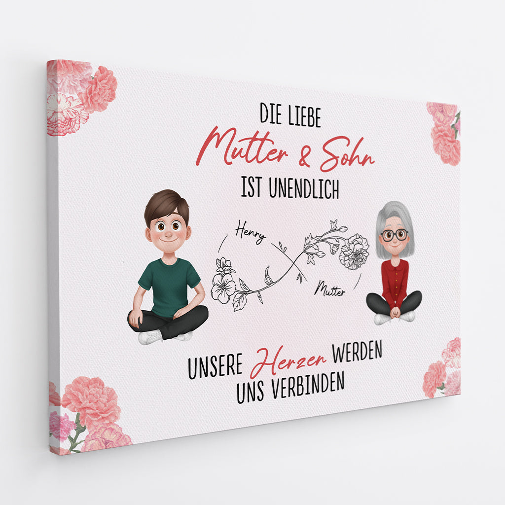 4318CGE2 die liebe zwischen mutter und tochter personalisierte leinwand mama 4318CTK0A