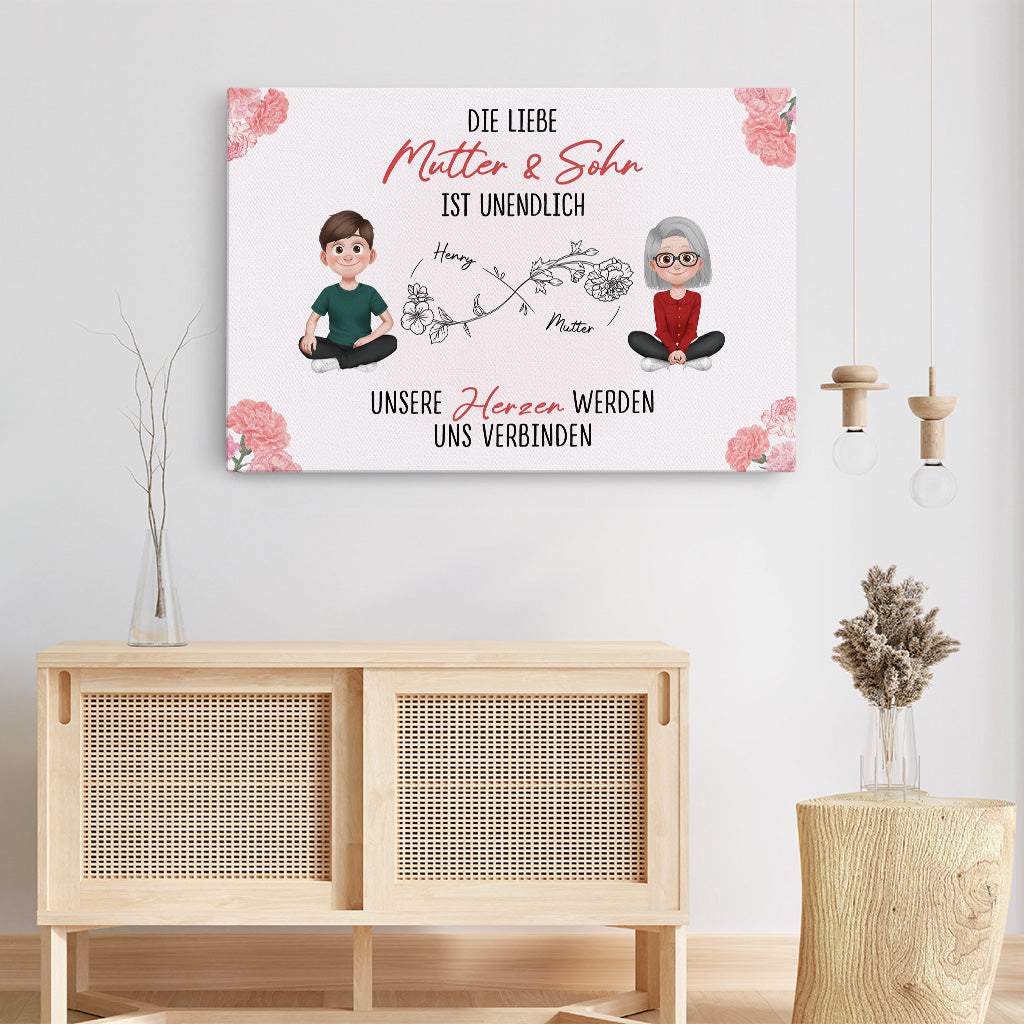 4318CGE3 die liebe zwischen mutter und tochter personalisierte leinwand mama 4318CTK0A