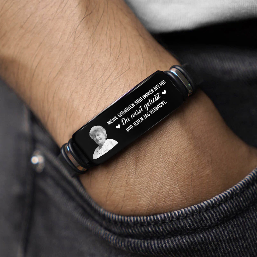 4325JGE2 engel mit pfoten personalisiertes armband mit foto_ zur erinnerung fur haustiere 4325J6N5A