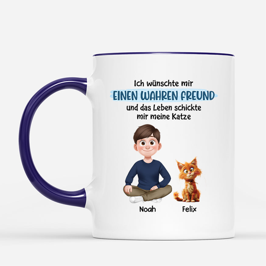 4329MGE2 ein wahrer freund katzen tasse personalisiert_ 4329M6K0D