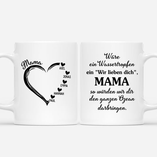 4333MGE1 unendliche liebe mama personalisierte tasse mama_ 4333M6I5A
