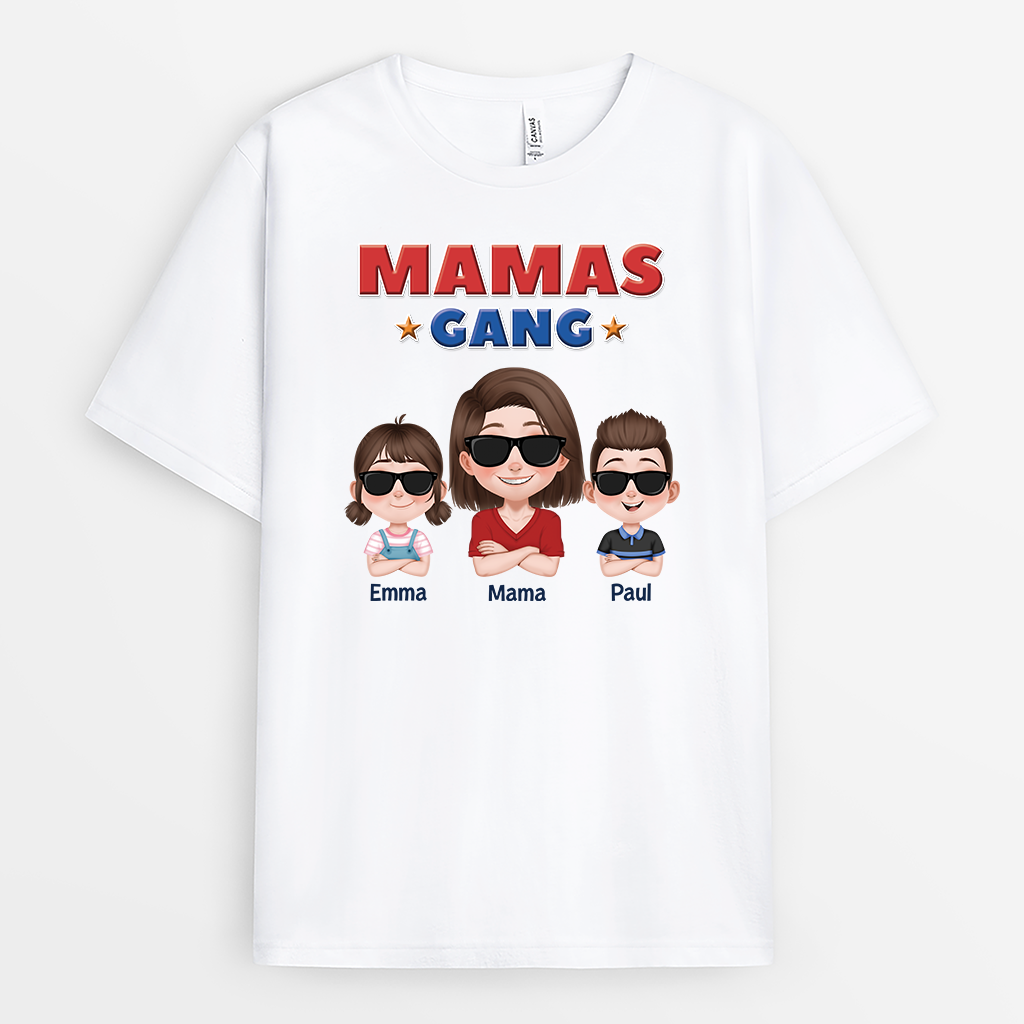 4341AGE2 papas gang kinder cartoon papa t shirt personalisiert 4341A9H0B