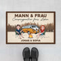4345DGE1 mann frau campingpartner furs leben cartoon fussmatte personalisiert paar 4345DTI8I