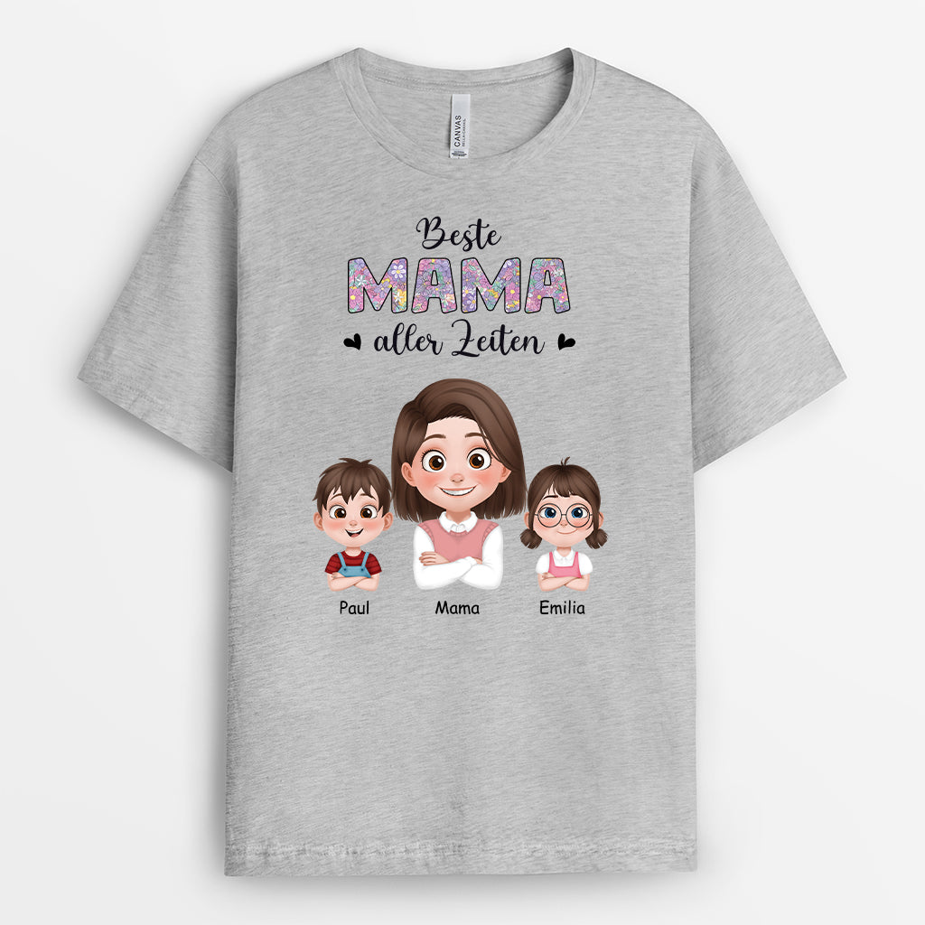 4368AGE2 beste oma aller zeiten cartoon oma t shirt personalisiert_ 4368AK4NA
