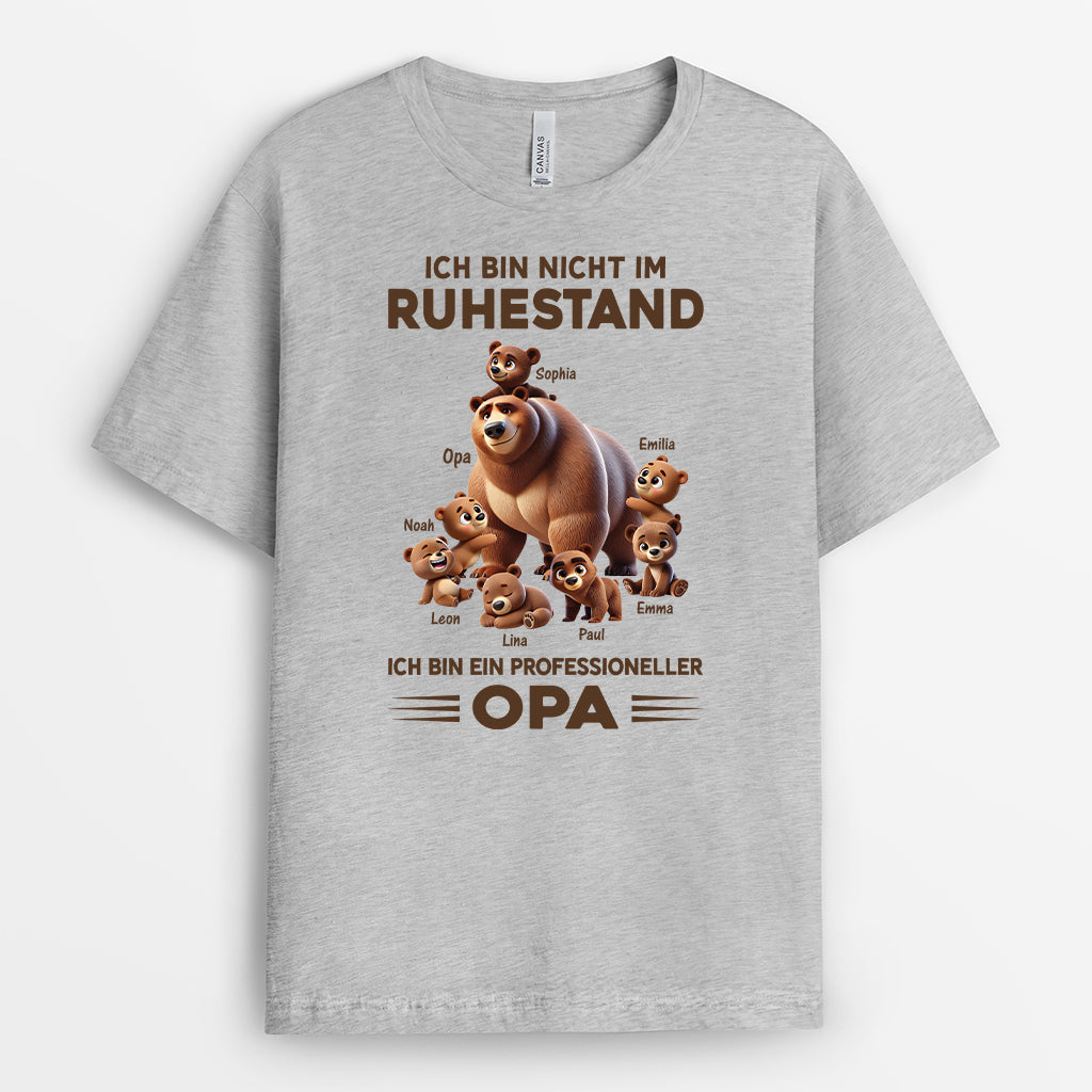4369AGE2 ich bin professionelle oma bar cartoon oma t shirt personalisiert_ weiss 4369A5M3A