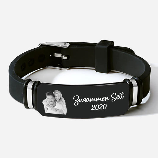 4386JGE1 zusammen seit personalisierte armbander paare_ mit foto 4386J3L5B_a490f2de 6e45 4336 af4d 44d5aea143e7