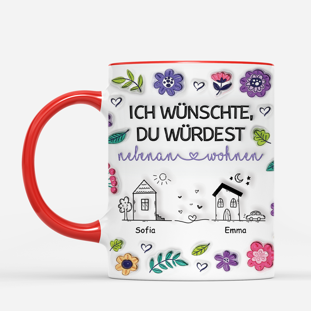4395MGE2 3d druck effekt ich wunschte du warst naher version 6 beste freunde tasse personalisiert_ 4395M5M5F