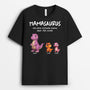 4428AGE1 mamasaurus cartoon mama t shirt personalisiert 4428A6T5A