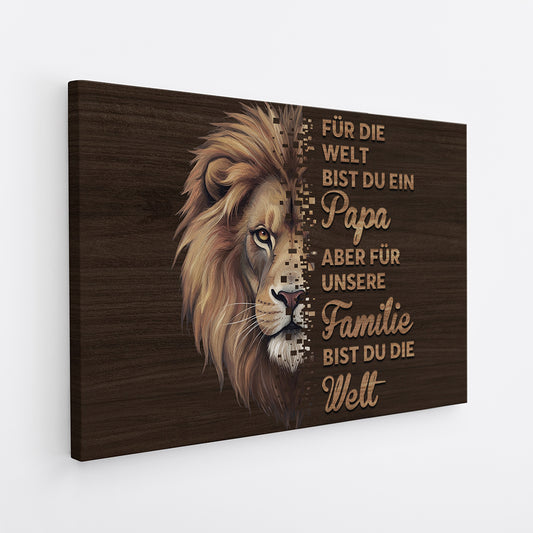 4434CGE2 fur die welt bist du eine mama lowe personalisierte leinwand mama 4434C6TNA