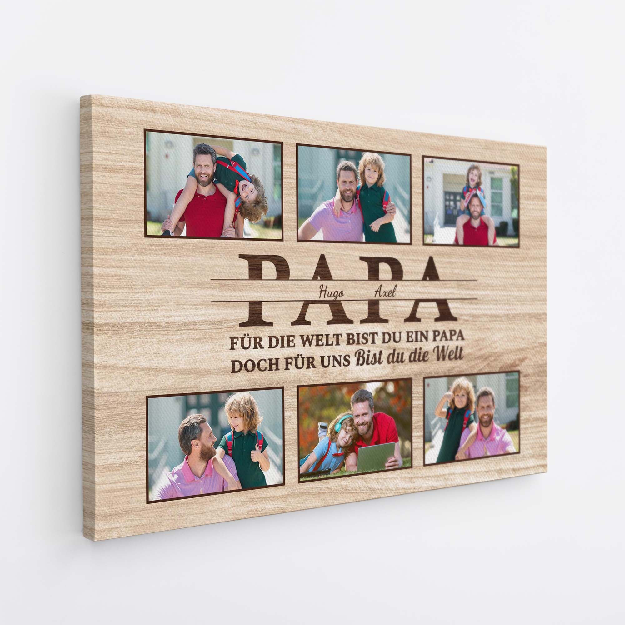 4457CGE2 fur die welt bist du eine person personalisierte leinwand mit foto 4457CKT5A_13820749 f203 4100 970d efb216dadf9d