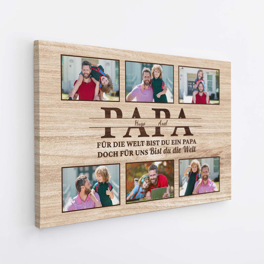 4457CGE2 fur die welt bist du eine person personalisierte leinwand mit foto 4457CKT5A_13820749 f203 4100 970d efb216dadf9d