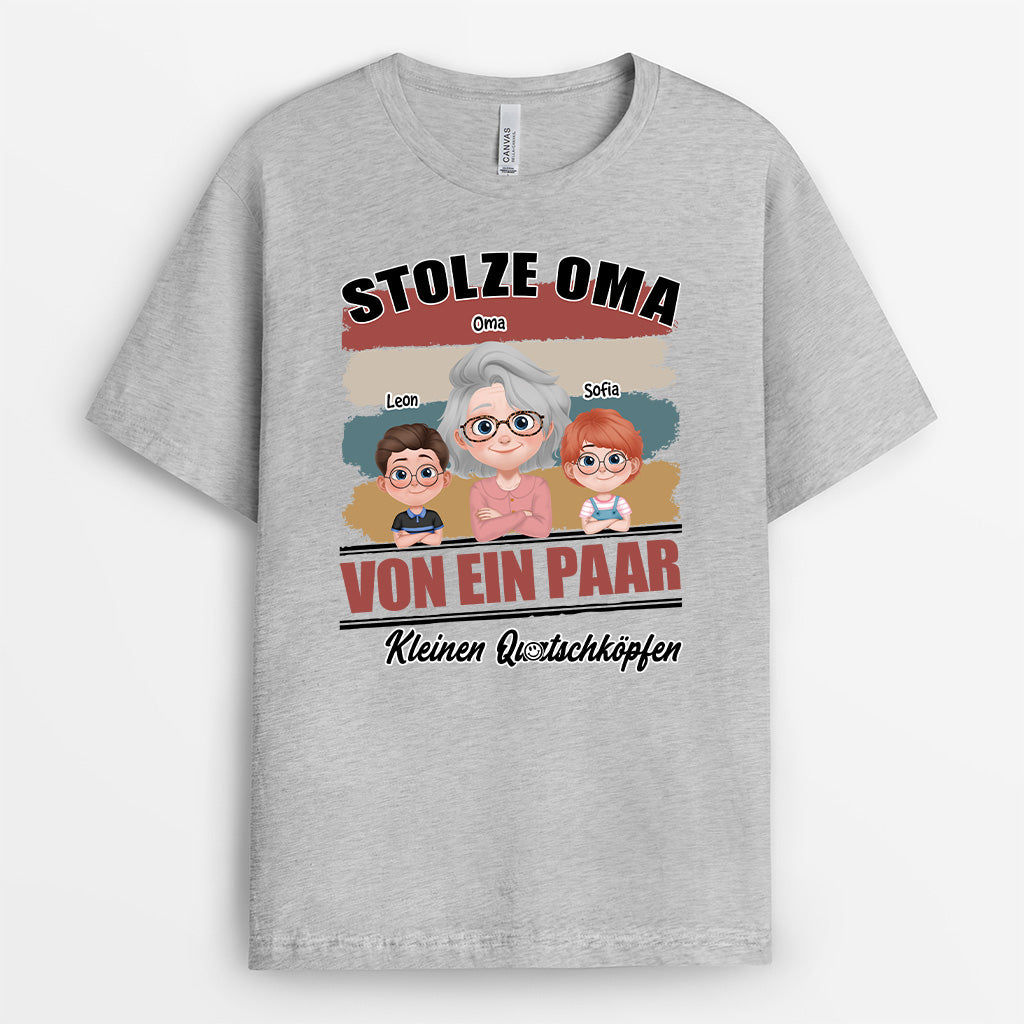 4507AGE2 stolze mama einiger kleiner chaoten lustiges mama t shirt personalisiert 4507AK4MA