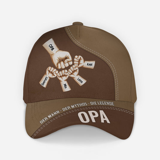 4509JGE2 der mann der mythos die legende personalisierte cap fur papas 4509JTQAB