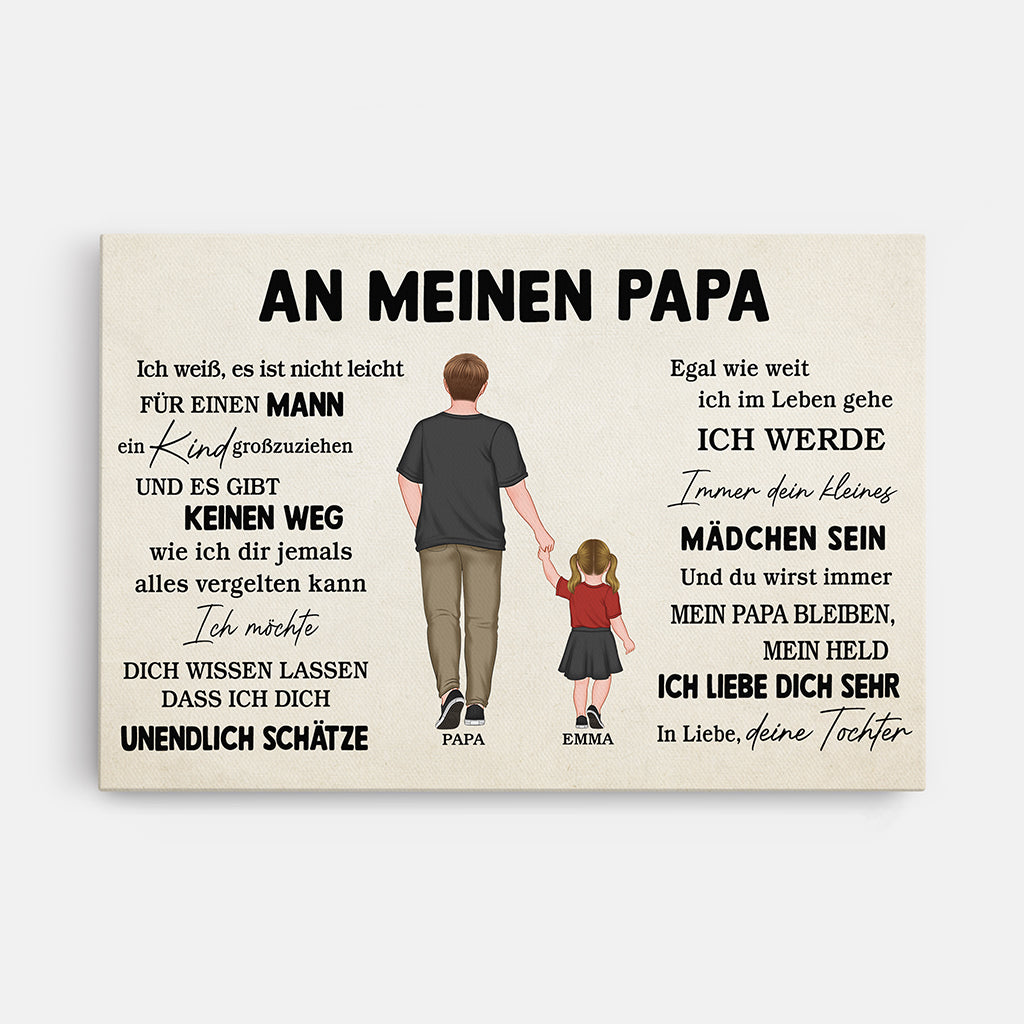 4515CGE1 an meinen papa personalisierte leinwand papa 4515C6QNB
