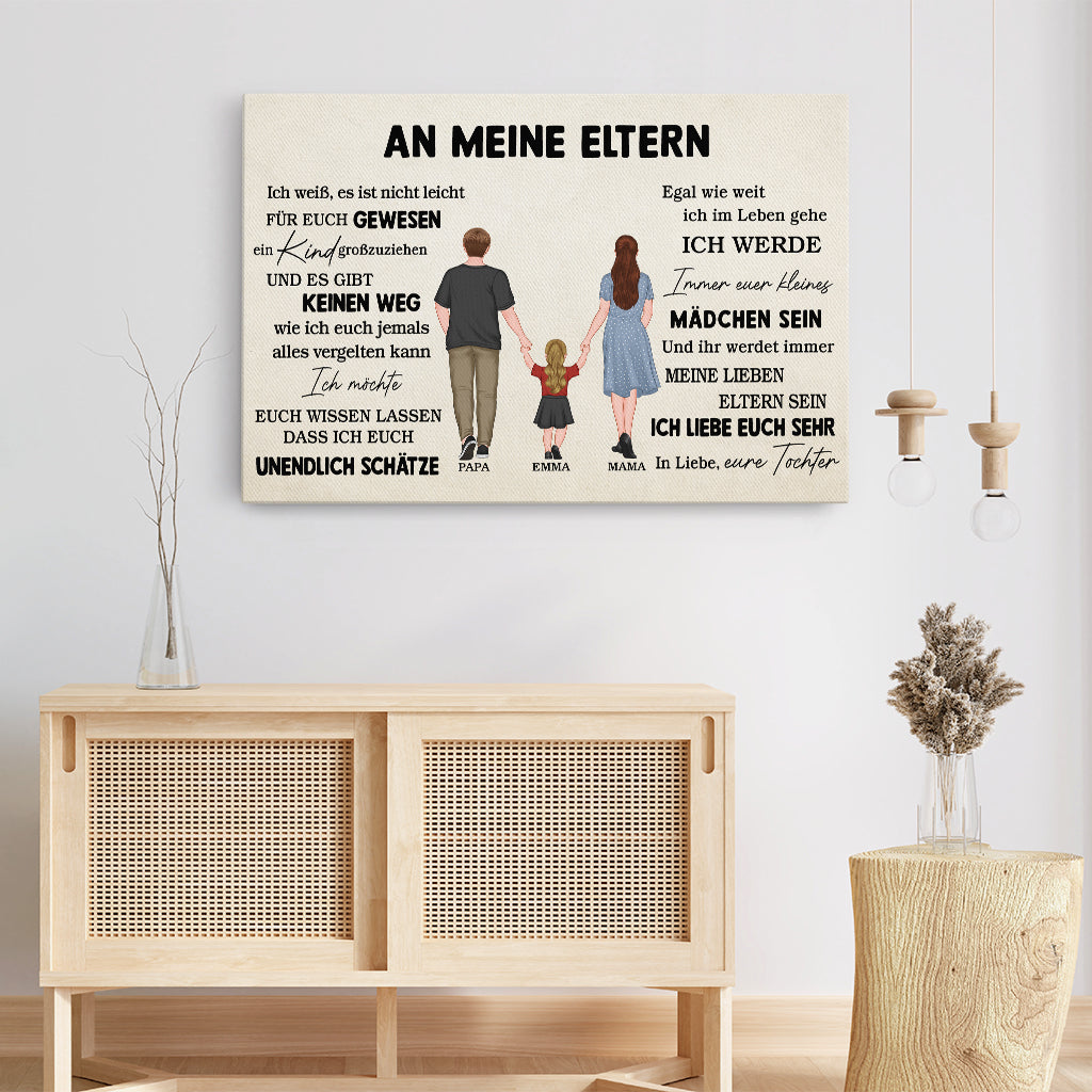 4515CGE3 an meinen papa personalisierte leinwand papa 4515C6QNB