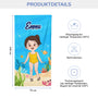 4537BGE3 chibi kleine kinder ozean personalisierte strandtucher_ 4537B5M0K