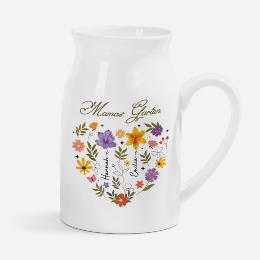 4541OGE1 mamas garten personalisiertes geschenk  keramik vase oma  mama 4541oslta