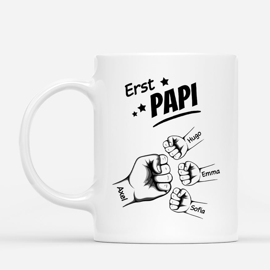4548MGE2 erst papa jetzt opa tasse opa personalisiert 4548M8Q8B