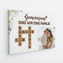 4567CGE2 gemeinsam sind wir eine familie kreuzwortratsel leinwand personalisiert familie_ mit foto 4567C5T5I