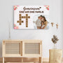 4567CGE3 gemeinsam sind wir eine familie kreuzwortratsel leinwand personalisiert familie_ mit foto 4567C5T5I