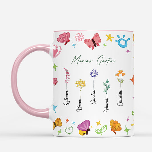 4573MGE2 omas garten schmetterlings blumen oma tasse personalisiert_ 4573MKQ0A