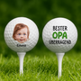 4589KGE2 bester papa uberragend personalisierter golfball_ mit gesicht fur papa 4589K8H5B