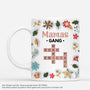 4591MGE1 3d druck effekt mamas gang kreuzwortratsel blumen personalisierte tasse mama 4591M5T5A