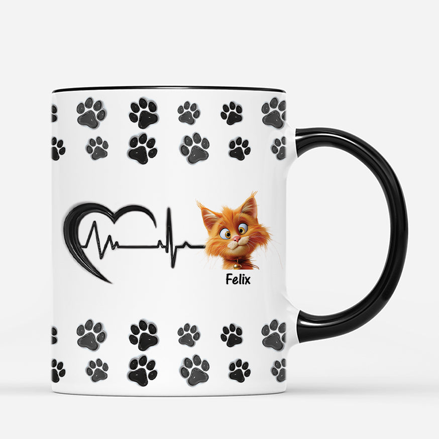 4598MGE3 3d druck effekt katzen pfotenabdrucke elektrokardiogramm katzen tasse personalisiert_ 4598M5Q5D