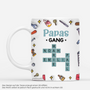 4612MGE1 3d druck effekt werkzeug papas gang kreuzwortratsel personalisierte tasse papa 4612MTH5B