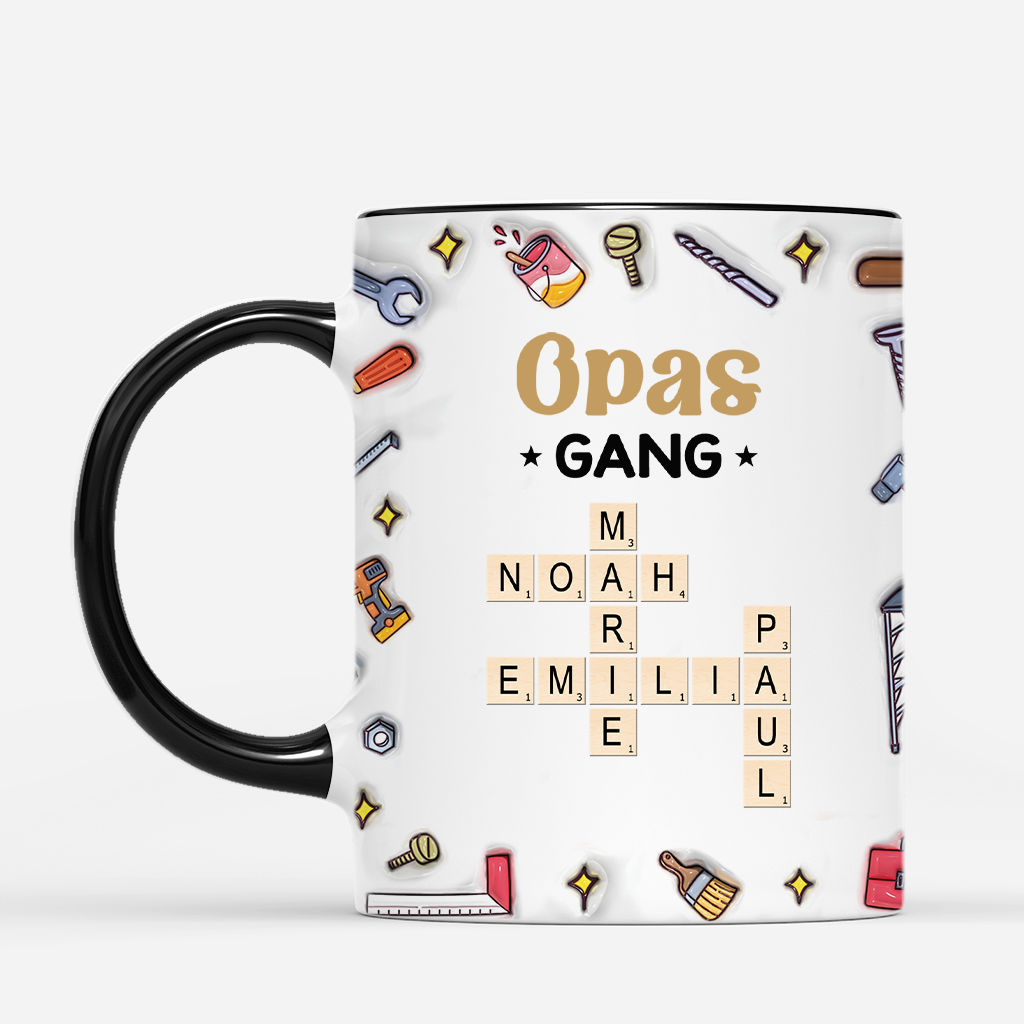 4612MGE2 3d druck effekt werkzeug papas gang kreuzwortratsel personalisierte tasse papa 4612MTH5B
