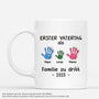 4632MGE1 3d druck effekt erster vatertag als familie zu handdruck personalisierte tasse papa_ 4632M8ITB