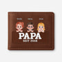 4642JGE1 papa seit kinder chibi geldborse personalisiert_ papa 4642JTMNB