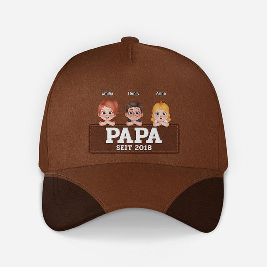 4642JGE1 papa seit kinder chibi personalisierte kappe fur papa 4642J