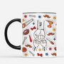 4651MGE2 3d druck effekt papa kinder bunte gegenstande personalisierte tasse papa_ 4651M5I5B
