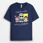 4661AGE2 einfach ein papa opa und seine kinder personalisierte t shirts manner 4661AKYNB