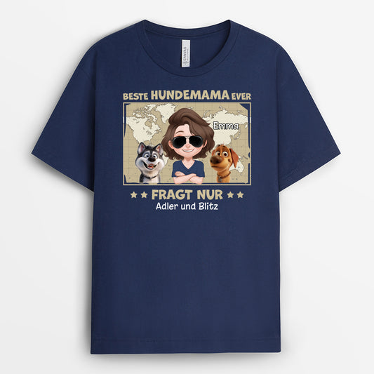 4674AGE2 bester hundepapa aller zeiten fragt nur personalisierte hunde t shirts 4674A3Q0C