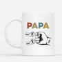 4677MGE1 papa kinder mit fausten personalisierte tasse papa_ 4677MKH0B
