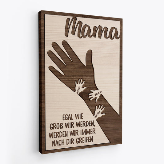 4681CGE2 egal wie gross ich werde personalisierte leinwand papa 4681CT4NB