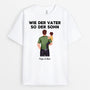 4686AGE1 wie der vater so das kind t shirt papa personalisiert_ 4686A5L5B